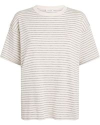 Anine Bing - Stripe Cade T-Shirt - Lyst