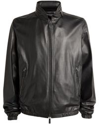 Giorgio Armani - Leather Jacket - Lyst