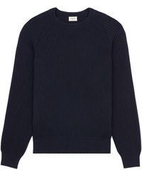 Saint Laurent - Cotton Crew-Neck Sweater - Lyst