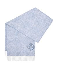 Loewe - Wool-Cashmere Anagram Scarf - Lyst