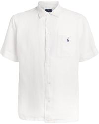 Polo Ralph Lauren - Linen Short-Sleeve Classic-Fit Shirt - Lyst