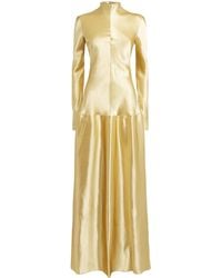 FFORME - Satin Mila Maxi Dress - Lyst