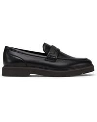 Brunello Cucinelli - Leather Monili Penny Loafers - Lyst
