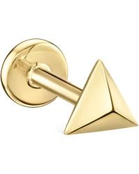 Maria Tash - Faceted Triangle Threaded Stud Earring - Lyst