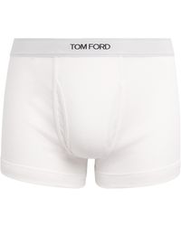 Tom Ford - Stretch-Cotton Logo Boxer Briefs - Lyst