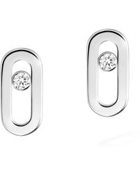 Messika - Move Uno And Diamond Stud Earrings - Lyst