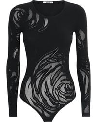 Wolford - Net Rose Bodysuit - Lyst
