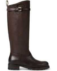Ralph Lauren - Vachetta Leather Ward Engineer Knee-High Boots - Lyst