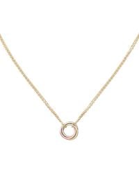 Cartier - Mini Mixed Trinity Necklace - Lyst