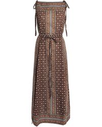Doen - Organic Cotton Amarante Midi Dress - Lyst
