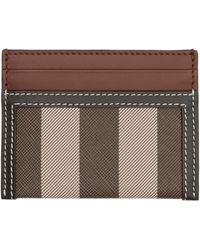Burberry - Two-tone Card Holder - Lyst