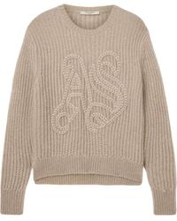 AllSaints - Wool-Blend Chain Sweater - Lyst