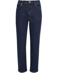 FRAME - The Borrowed Straight Jeans - Lyst