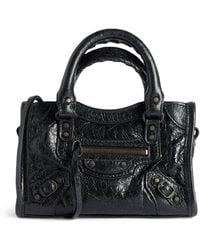 Balenciaga - Nano Leather Le City Top-Handle Bag - Lyst