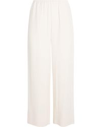 TOTEME - Crepe Cady Drawstring Trousers - Lyst