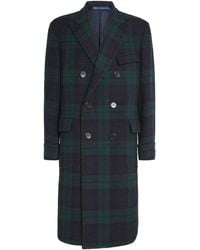 Polo Ralph Lauren - Wool Tweed Double-Breasted Overcoat - Lyst