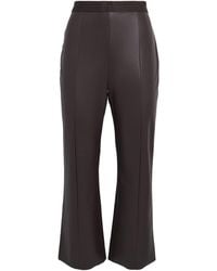 Wolford - Faux Leather Jenna Cropped Trousers - Lyst