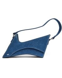 TALEL PARIS - Denim Wave Shoulder Bag - Lyst