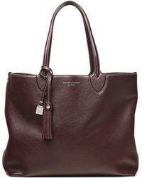 Aspinal of London - Leather Hudson Tote Bag - Lyst