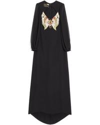 Valentino - Embellished Georgette Gown - Lyst