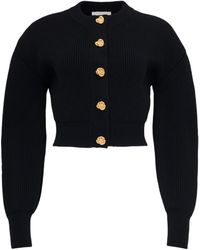 Alexander McQueen - Wool-cashmere Button-detail Cardigan - Lyst