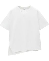 Loewe - Asymmetric Anagram T-Shirt - Lyst