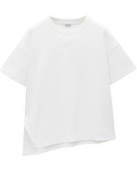 Loewe - Asymmetric Anagram T-Shirt - Lyst