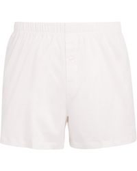 Hanro - Cotton Boxer Shorts - Lyst