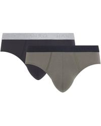 Hanro - Cotton-Blend Essentials Briefs - Lyst