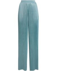 JOSEPH - Satin Amber Wide-Leg Trousers - Lyst
