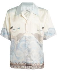 Commas - Cotton-silk Dolphin Shirt - Lyst