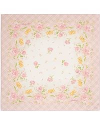 Burberry - Silk Garden Party Scarf - Lyst