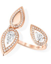 Messika - Fiery And Diamond Trio Ring - Lyst