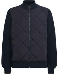Barbour - Knitted Quilted Newland Jacket - Lyst