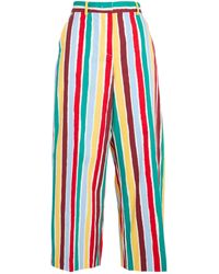 Weekend by Maxmara - Striped Tailored Trousers - Lyst