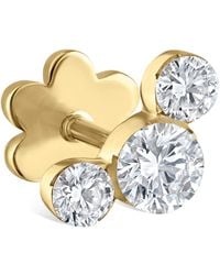 Maria Tash - Invisible Set Three Diamond Curve Threaded Stud Earring - Lyst