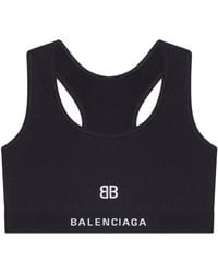 Balenciaga - Bb Logo Sports Bra - Lyst