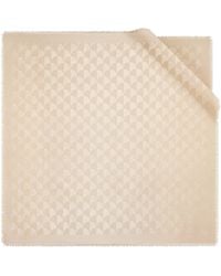 BVLGARI - Silk-Wool Metallic Maxi Calla Scarf - Lyst
