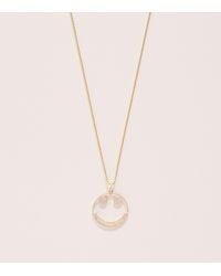 Rosa De La Cruz - And Diamond Smile Long Pendant Necklace - Lyst