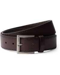 Prada - Leather Antiqued Belt - Lyst