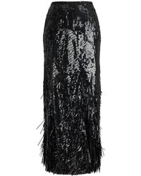 Ralph Lauren - Tulle Embellished Milani Midi Skirt - Lyst