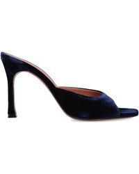 AMINA MUADDI - Velvet Alexa Mules 95 - Lyst