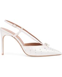 Malone Souliers - Satin Moore Slingback Heels 90 - Lyst