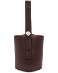 Loewe - Large Leather Pebble Bucket Bag - Lyst
