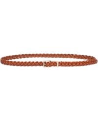 Max Mara - Leather Woven Belt - Lyst