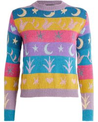 Weekend by Maxmara - Alpaca-blend Jacquard-knit Sweater - Lyst