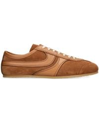 Dries Van Noten - Suede Low-Top Sneakers - Lyst