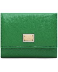 Dolce & Gabbana - Leather Dauphine Flap Wallet - Lyst