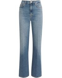 7 For All Mankind - Modern Dojo Tailorless Straight Jeans - Lyst