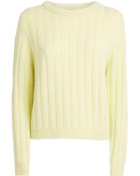 Johnstons of Elgin - Cashmere Ribbed Lecht Sweater - Lyst